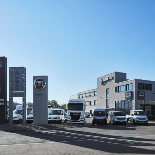 Auto AG Truck am Standort Weiningen mit IVECO, MAN und Fiat Professional Markenvertretung