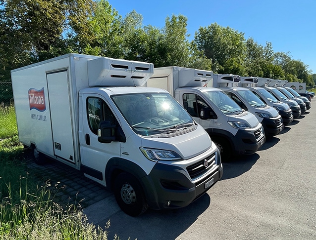 Hilcona AG mit 20 Fiat Ducato