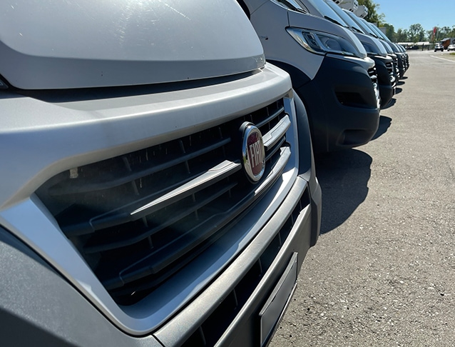 Hilcona AG mit 20 Fiat Ducato