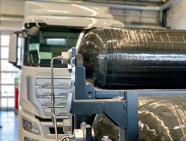 Brennstoff-Zelle für Wasserstoff Lkw von Hyundai